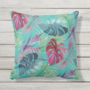 Search for tropical jungle cushions Palm fronds
