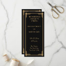 Search for art deco wedding programs Elegant
