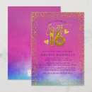 Search for colourful sweet 16 invitations Daughter