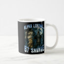 Search for alpha wolf mugs Funny