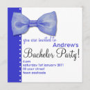 Search for blue bowtie invitations Elegant