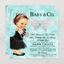 Search for diamonds and pearl baby shower invitations Princess