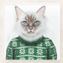 Search for funny christmas coasters Kitten