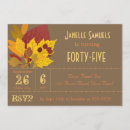 Search for autumn leaves birthday invitations Adult