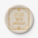 Search for anniversary plates Gold