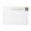 Search for floral lace return address labels Rustic