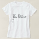 Search for programmer womens tshirts Database