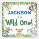 Search for jungle safari stickers Kids birthday party