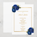 Search for royal blue and black wedding invitations Floral