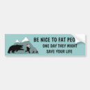 Search for dieting bumper stickers Fat