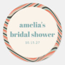 Search for peach bridal shower stickers Modern