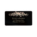 Search for scroll return address labels Black