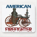 Search for fire engine mousepads Firefighting