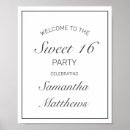 Search for sweet 16 birthday posters Stylish