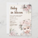 Search for in bloom baby girl shower invitations Cute