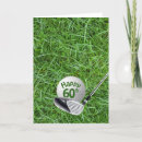 Search for golfing 60th birthday cards Green