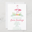 Search for tropical flamingo invitations Green