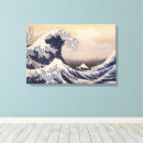 Search for great wave kanagawa canvas prints Tsunami