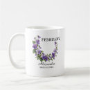 Search for february birth flower mugs Purple violets