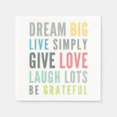 Search for inspirational quote napkins Minimalist