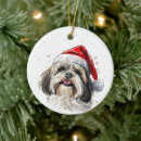 Search for lhasa apso christmas tree decorations Dog