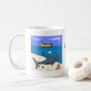 Search for shark cartoon mugs Underwater