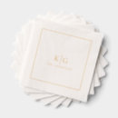 Search for rose gold wedding napkins Classic