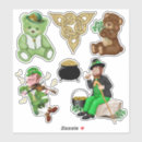 Search for leprechaun stickers Shamrock