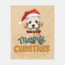Search for christmas dog blankets Santa