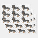 Search for black hair wrapping paper Dog