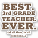 Search for 3rd grade teacher stickers Teaching