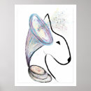 Search for bull terrier art Dog