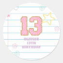 Search for 13th stickers Pink