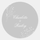 Search for silver and white wedding stickers Minimalist