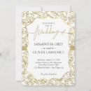 Search for white damask invitations Calligraphy