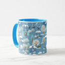 Search for vintage winter scene mugs Illustration