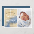 Search for blue and gold christening invitations Trendy