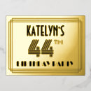 Search for 44th birthday invitations 44 years old