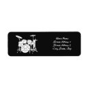 Search for drum return address labels Percussion