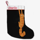 Search for orange cat christmas stockings Funny