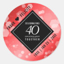 Search for 40th anniversary wedding stickers Couple
