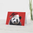 Search for panda bear christmas cards Xmas