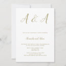 Search for elegant dinner invitations Gold