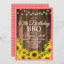 Search for bbq birthday invitations Gingham