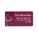 Search for romance return address labels Cute