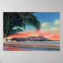 Search for diamond head posters Sunset