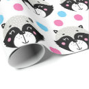 Search for racoon wrapping paper Baby