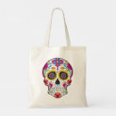 Search for sugar skull tote bags Floral