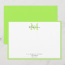 Search for lime note cards Feminine