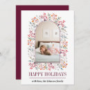 Search for burgundy christmas cards Modern